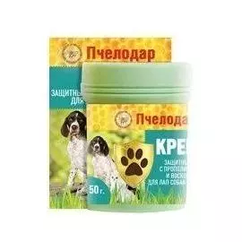 Крем Пчелодар защитный с прополисом и воском для лап собак и кошек (150 г)