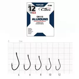 Крючки Cobra ALLROUND CA112 (004, 10 шт)