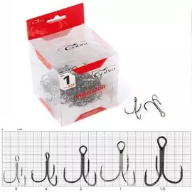 Крючки-тройники Cobra CT310 (001, 50 шт)