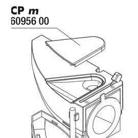 Крышка выпуска воды JBL CP m Water outlet cover для фильтра CristalProfi m greenline (1 шт)