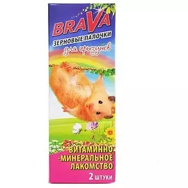 Лакомство Brava Палочки Витамины и Минералы для грызунов (2 шт,)