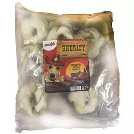 Лакомство Brava Шериф Sheriff Кольцо Косичка для собак (7,5 см (10 шт),)