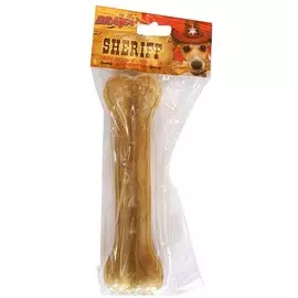 Лакомство Brava Шериф Sheriff Сыромятная Прессованная Косточка для собак (16 см (1 шт),)
