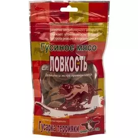 Лакомство Green QZin Ловкость медальоны для собак (80 г, Гусь)