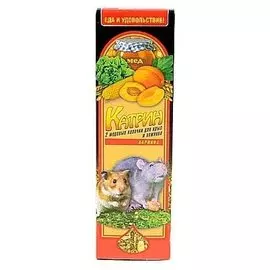 Лакомство Катрин Палочки для хомяков и крыс (2 шт, Абрикос)