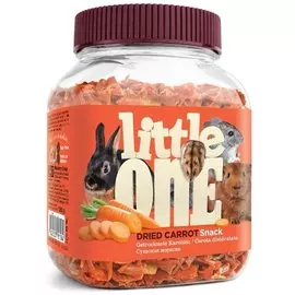 Лакомство Little One Snack Dried Carrot Сушеная морковь для грызунов 200 г (200 г, )