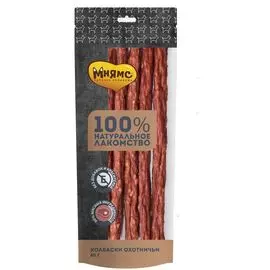 Лакомство Мнямс Колбаски охотничьи для собак (80 г)