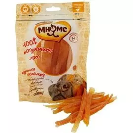 Лакомство Мнямс куриная соломка с хондроитином для собак (100г, )