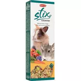 Лакомство Padovan STIX COUNTRY coniglietti палочки сельские для кроликов и морских свинок (100г)