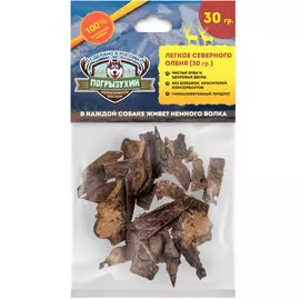 Лакомство Погрызухин Легкое оленя для собак (30г, Оленина)