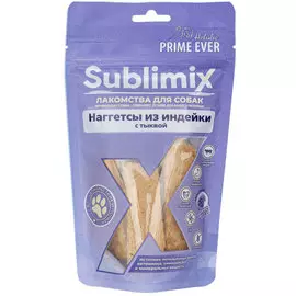 Лакомство Prime Ever Sublimix Наггетсы из индейки с тыквой для собак (60 г)