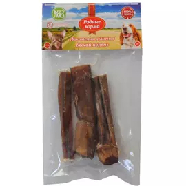 Лакомство Родные Корма корень бычий особый сушеный в дровяной печи для собак мелких пород (2 шт)