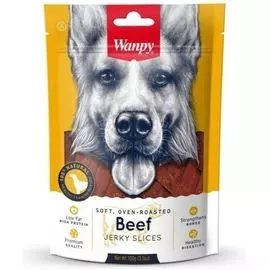 Лакомство Wanpy Dog соломка из вяленой говядины (100 г, Говядина)