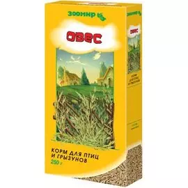 Лакомство Зоомир Овес для грызунов и птиц 250 г (250 г, )