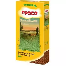 Лакомство Зоомир Просо для грызунов и птиц 400 г (400 г, )