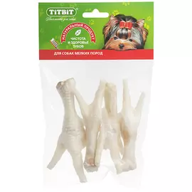 Лапки куриные TiTBiT в мягкой упаковке для собак (45 г)