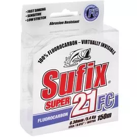 Леска Sufix Super 21 Fluorocarbon (150 м, 0,14 мм/ 1,4 кг)