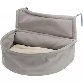 Лежак-гамак Trixie на радиатор XXL коричневый/темно-серый для кошек (55 х 15 х 36 см, Коричневый/темно-серый)