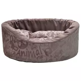 Лежак Homepet велюр розовый для животных (49 х 43 х 17 см, Розовый)