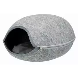 Лежак-пещера Trixie Luna для животных (40 x 24 x 46 см, Светло- Серый)