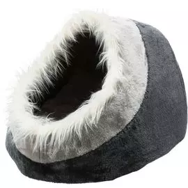 Лежак-пещера Trixie Minou серый для животных (41 х 30 х 50 см, Темно-серый / светло-серый)