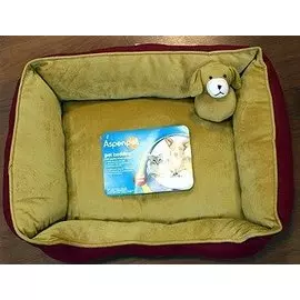 Лежак Petmate RECTANGULAR LOUNGER W/MATCHING TOY, 4PK для кошек и мелких собак, с мягкими бортиками и игрушкой, прямоугольный, 51х43х15 см