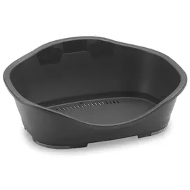Лежак Stefanplast Sleeper пластиковый темно-серый для собак (57 x 42 x 24 см, Темно-серый)