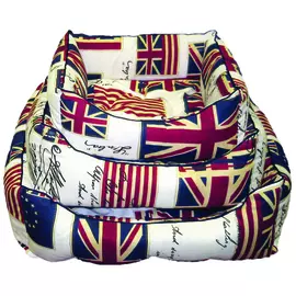 Лежанка квадратная ФЛАГ для собак (52 * 52 * 17 см, Флаг)