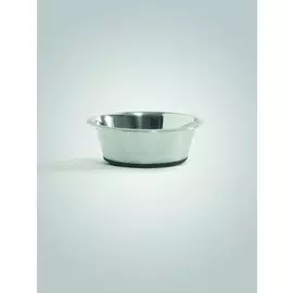 Миска Beeztees стальная с резиновым дном для собак (450 мл, )