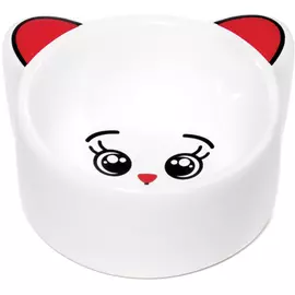 Миска Triol Хомячок керамическая для животных (60 мл, Белый)