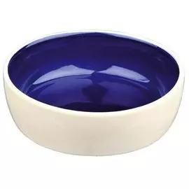 Миска Trixie для кошек (250 мл/ф15,5 см, Кремовый/Синий)