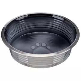 Миска Trixie металлическая с глазурованым покрытием для животных (1,3 л х ø 20 см, В ассортименте)