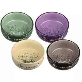 Миска Trixie Thanks for Service керамическая для кошек