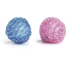 Набор игрушек Beeztees Мяч декорированный сеткой для кошек (5см, 2 шт, в ассортименте)