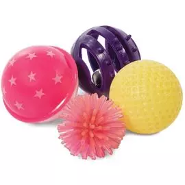 Набор игрушек Triol XW7018 4 мяча для кошек (Ø 45 мм; 45 мм; 35 мм; 40 мм,)