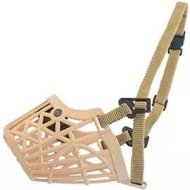 Намордник Дарэлл ZooM бежевый пластиковый для собак (№ 1: 14 см (Шпиц))