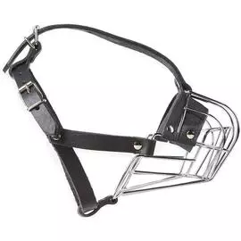 Намордник Julius-K9 c укороченной мордой, металл (боксёр) (33,5 х7,5 х 9 см)