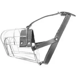 Намордник Julius-K9 с укороченной мордой, металл (40 х 13 х 11 см)