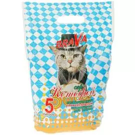 Наполнитель Brava Сэр Котофей универсальный для кошачьего лотка (5 л (3 кг),)