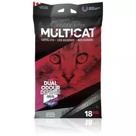 Наполнитель Canada Litter "Мульти-защита" комкующийся без запаха для кошек (18 кг, Без запаха)