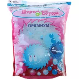 Наполнитель Шурум-Бурум Премиум впитывающий силикагелевый для кошек (10 л (4,7 кг) Синие)