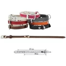 Ошейник Дарэлл Zoo-M Классика кожаный (12 мм х 20-28 см, В ассортименте)