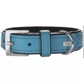 Ошейник Hunter Capri для собак (46-52 см х 28 мм, Бирюзовый и черный)