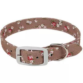 Ошейник Triol с принтами для собак (16x260-350 мм, Цветочки)