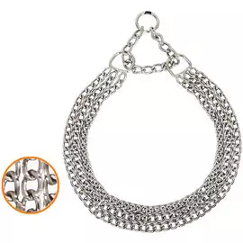 Ошейник-удавка Triol трехрядный для собак (3x700 мм, )