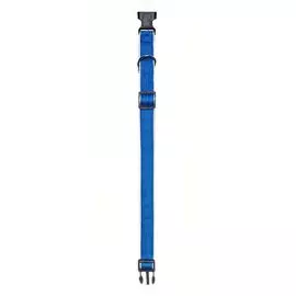 Ошейник Yami-Yami со светоотражающим кантом синий для собак (48 - 65 см х 30 мм)