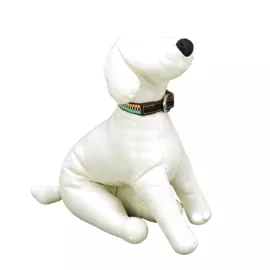 Ошейник Yugi кожаный на цветной подкладке для собак (1,9 х 45 см, )