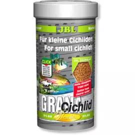 Основной корм JBL GranaCichlid гранулы премиум для хищных цихлид (250 мл (110 г))