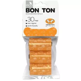Пакеты United Pets Refill для набора BON TON оранжевые (3 рулона по 10 пакетов)