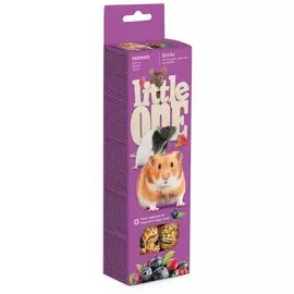Палочки Little One Sticks Berries с ягодами для хомяков, крыс, мышей и песчанок (2 х 60 г, )
